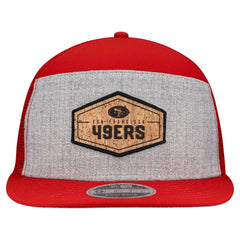 San Francisco 49ers Cork Split Panel 9FIFTY Trucker Snapback Hat | NFL Sale