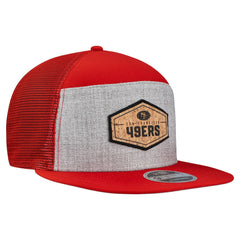 San Francisco 49ers Cork Split Panel 9FIFTY Trucker Snapback Hat | NFL Sale