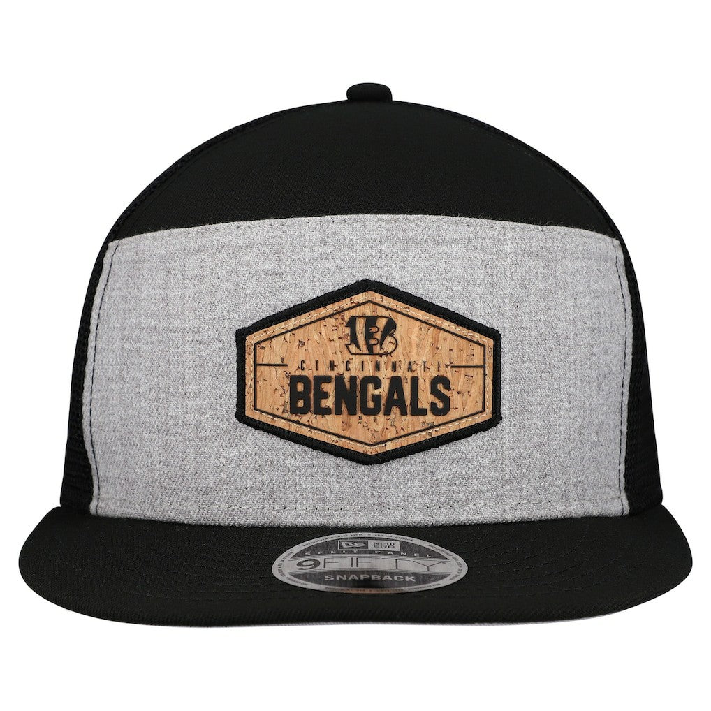 Cincinnati Bengals Cork Split Panel 9FIFTY Trucker Snapback Hat | NFL On sale