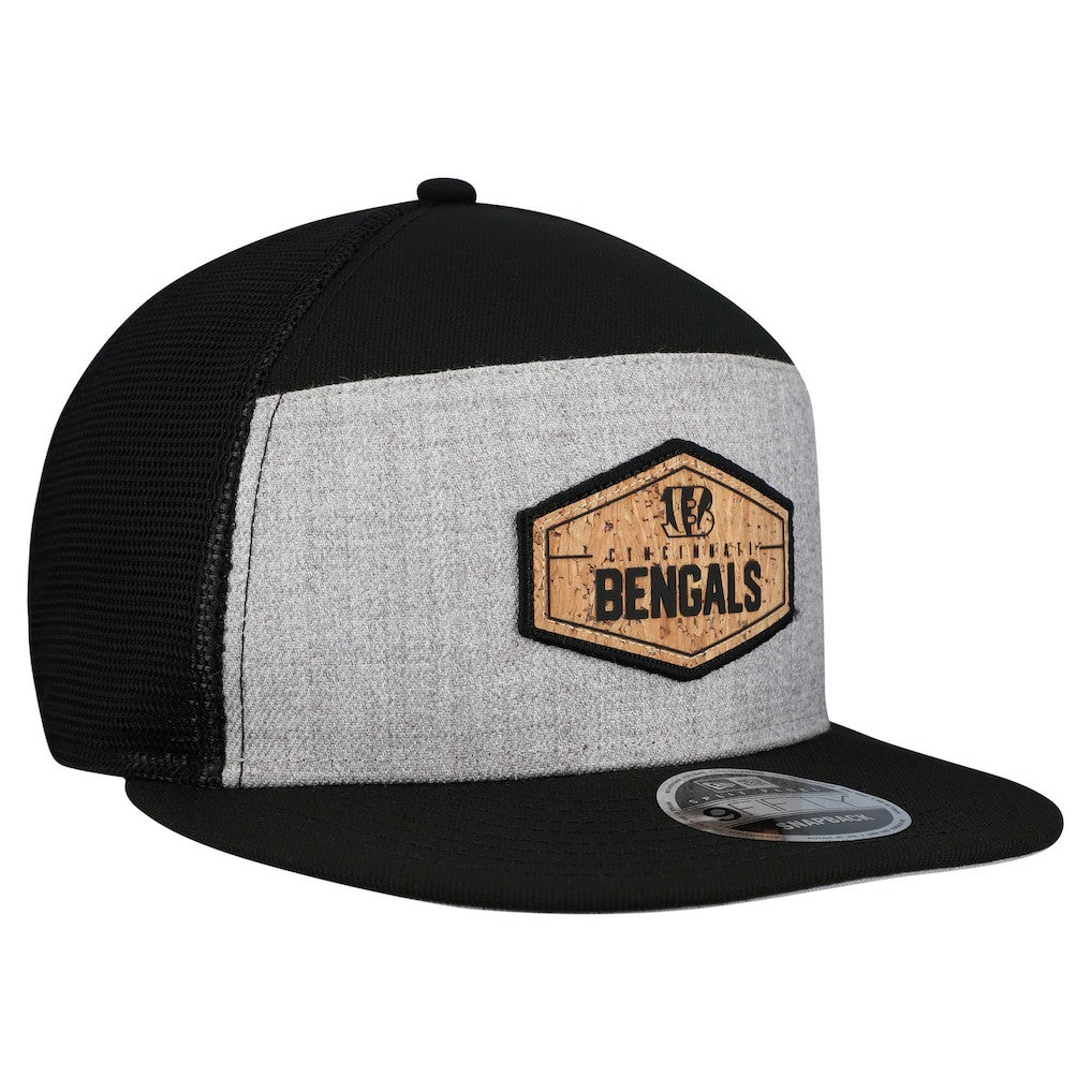 Cincinnati Bengals Cork Split Panel 9FIFTY Trucker Snapback Hat | NFL On sale