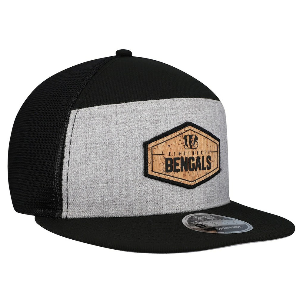 Cincinnati Bengals Cork Split Panel 9FIFTY Trucker Snapback Hat | NFL On sale