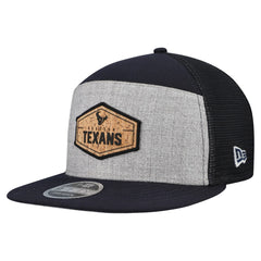 Houston Texans Cork Split Panel 9FIFTY Trucker Snapback Hat | NFL US