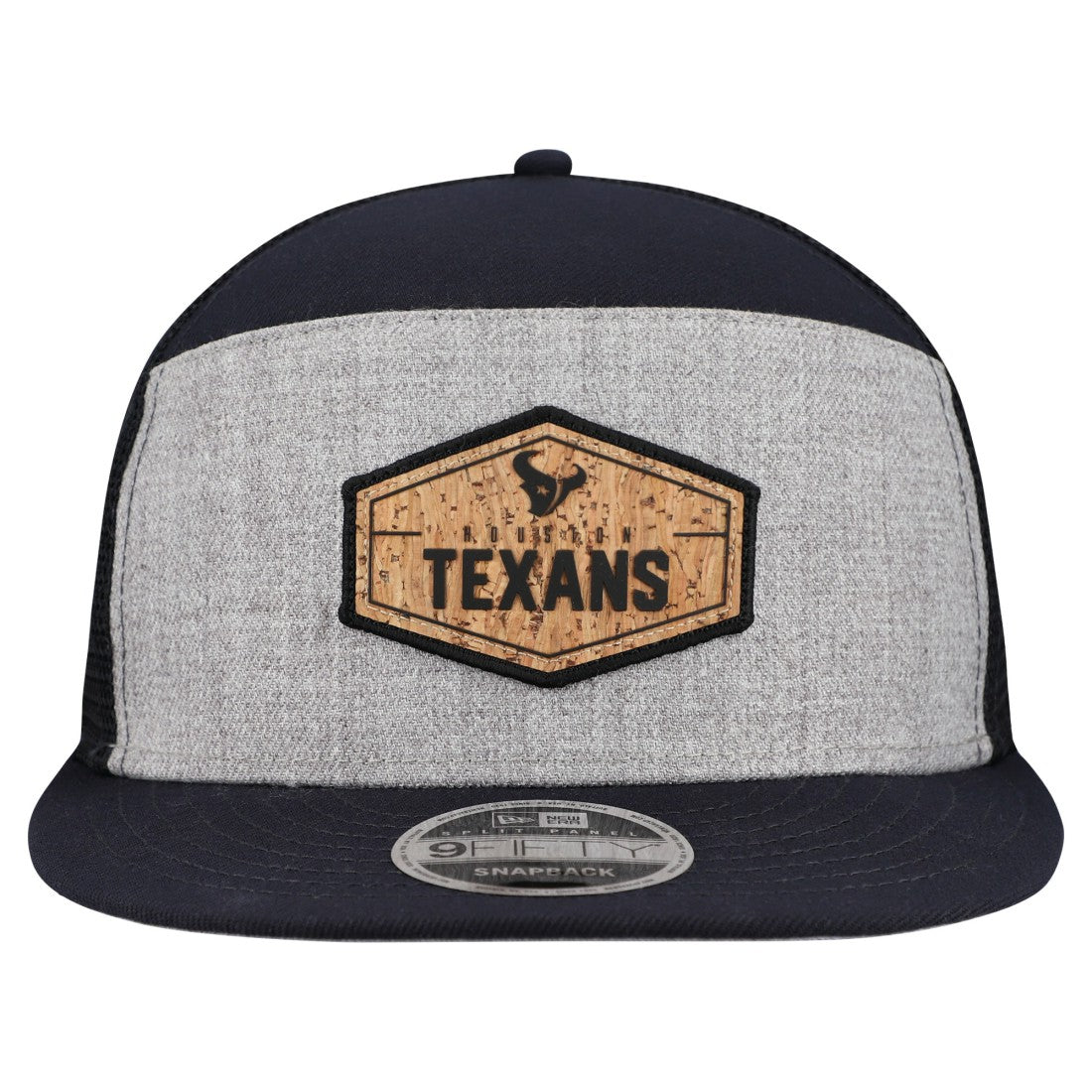 Houston Texans Cork Split Panel 9FIFTY Trucker Snapback Hat | NFL US