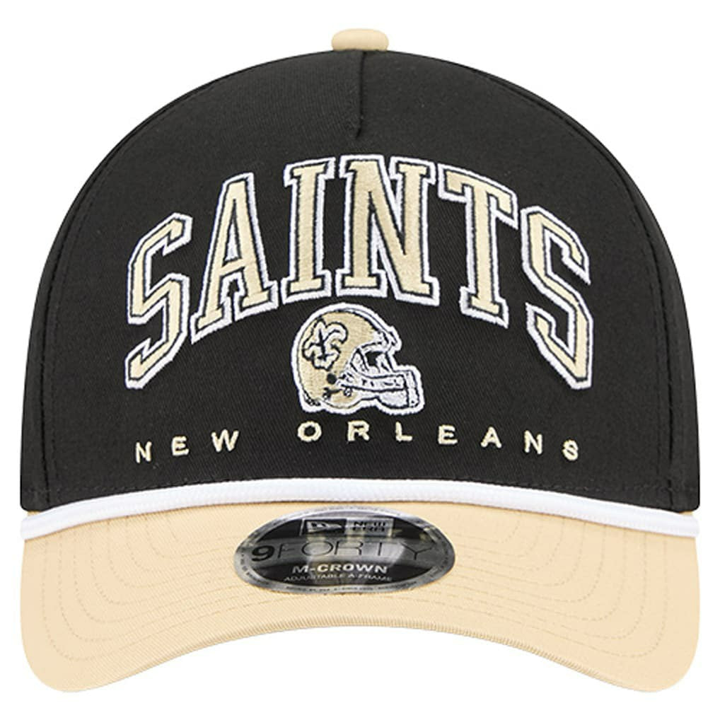 New Orleans Saints Arch COOLERA 9FORTY A-Frame M-Crown Adjustable Hat | NFL Discount