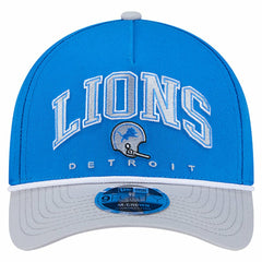 Detroit Lions Throwback Arch COOLERA 9FORTY A-Frame M-Crown Adjustable Hat | NFL Sale