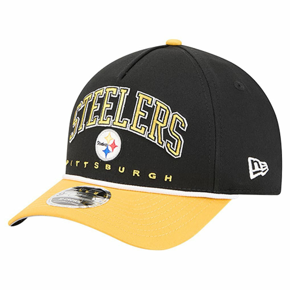 Pittsburgh Steelers Arch COOLERA 9FORTY A-Frame M-Crown Adjustable Hat | NFL Outlet