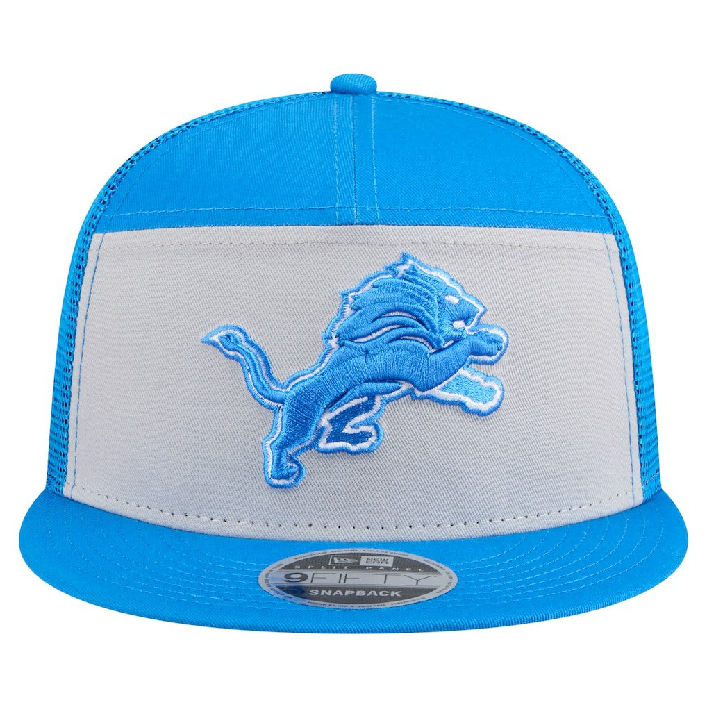 Detroit Lions Outdoor Split Panel 9FIFTY Snapback Hat | NFL Discount