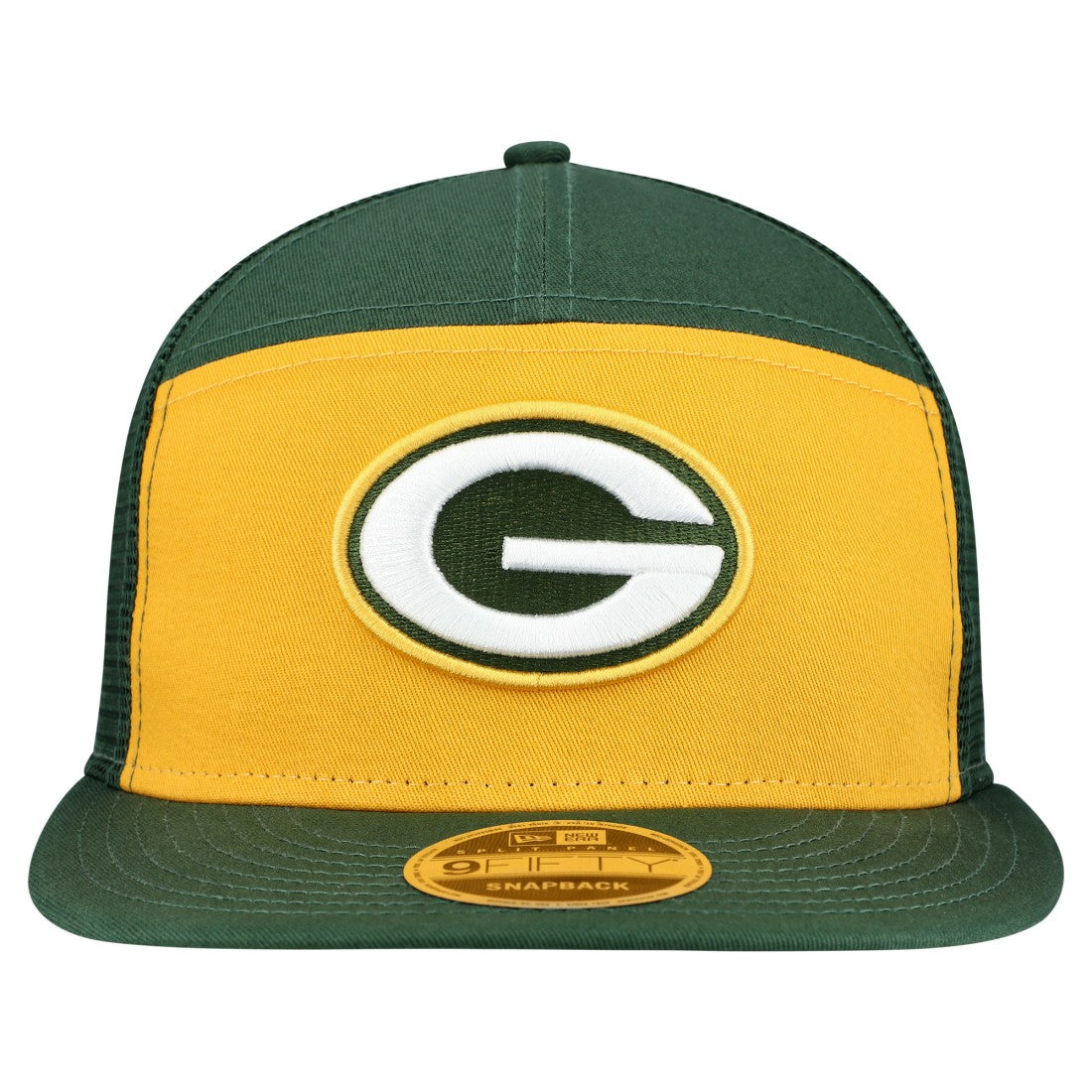 Green Bay Packers Outdoor Split Panel 9FIFTY Snapback Hat | NFL On sale