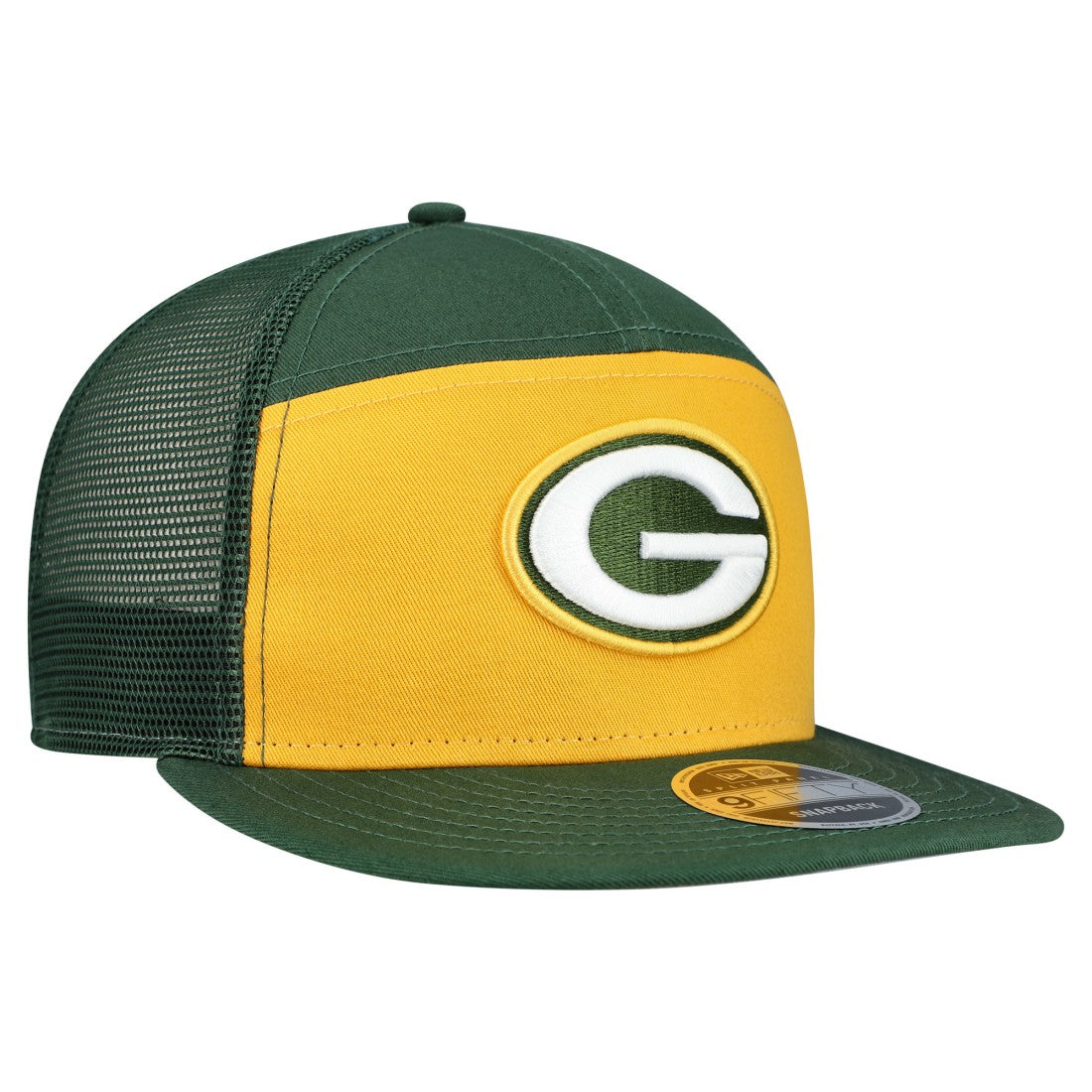 Green Bay Packers Outdoor Split Panel 9FIFTY Snapback Hat | NFL On sale