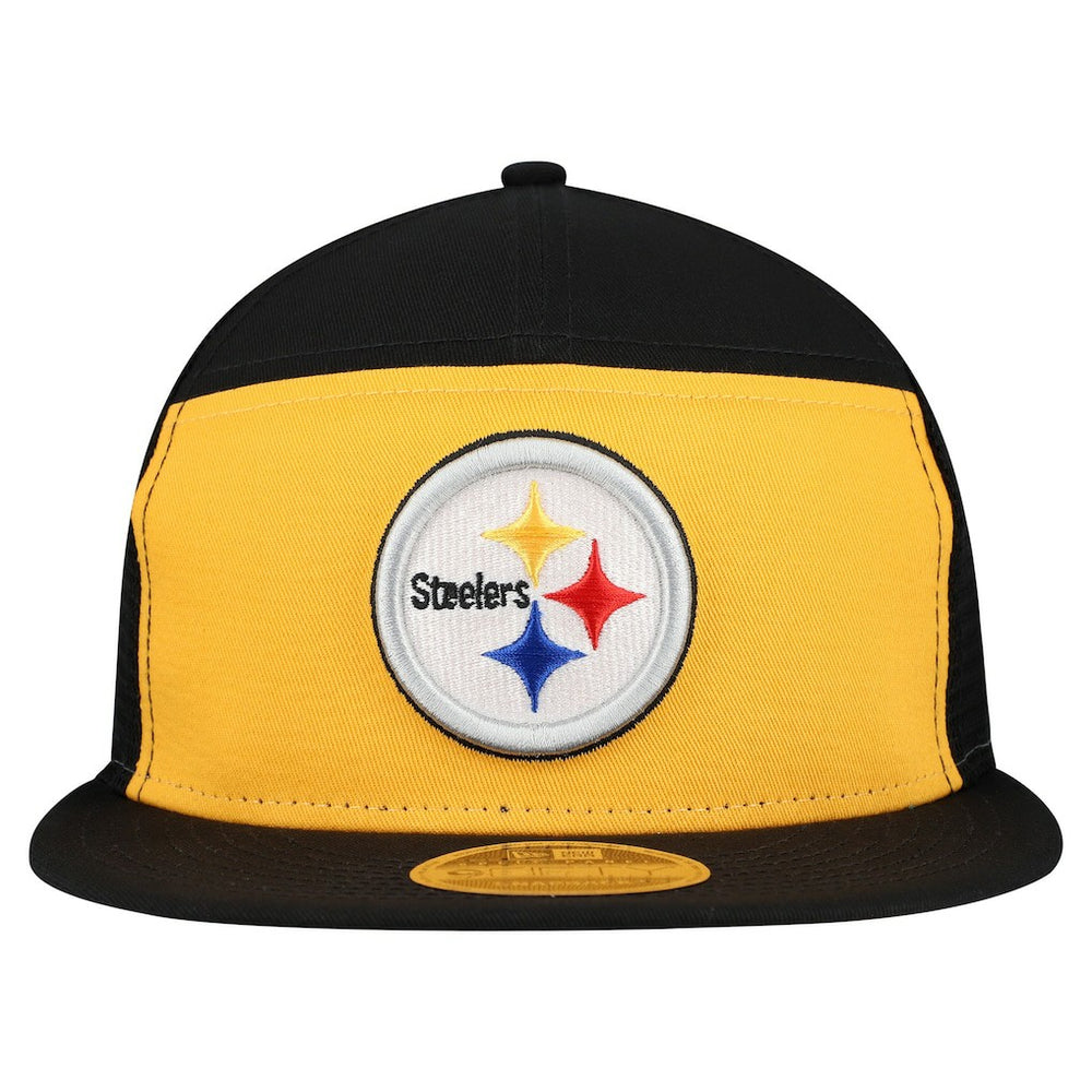 Pittsburgh Steelers Outdoor Split Panel 9FIFTY Snapback Hat | NFL On sale