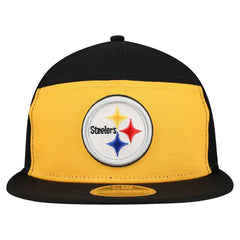 Pittsburgh Steelers Outdoor Split Panel 9FIFTY Snapback Hat | NFL On sale