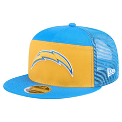 Los Angeles Chargers Outdoor Split Panel 9FIFTY Snapback Hat | NFL Outlet