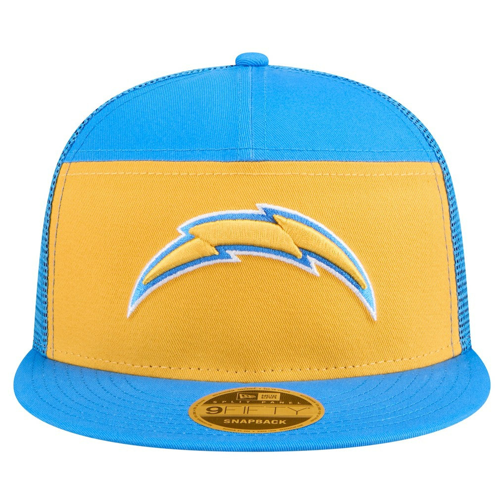 Los Angeles Chargers Outdoor Split Panel 9FIFTY Snapback Hat | NFL Outlet