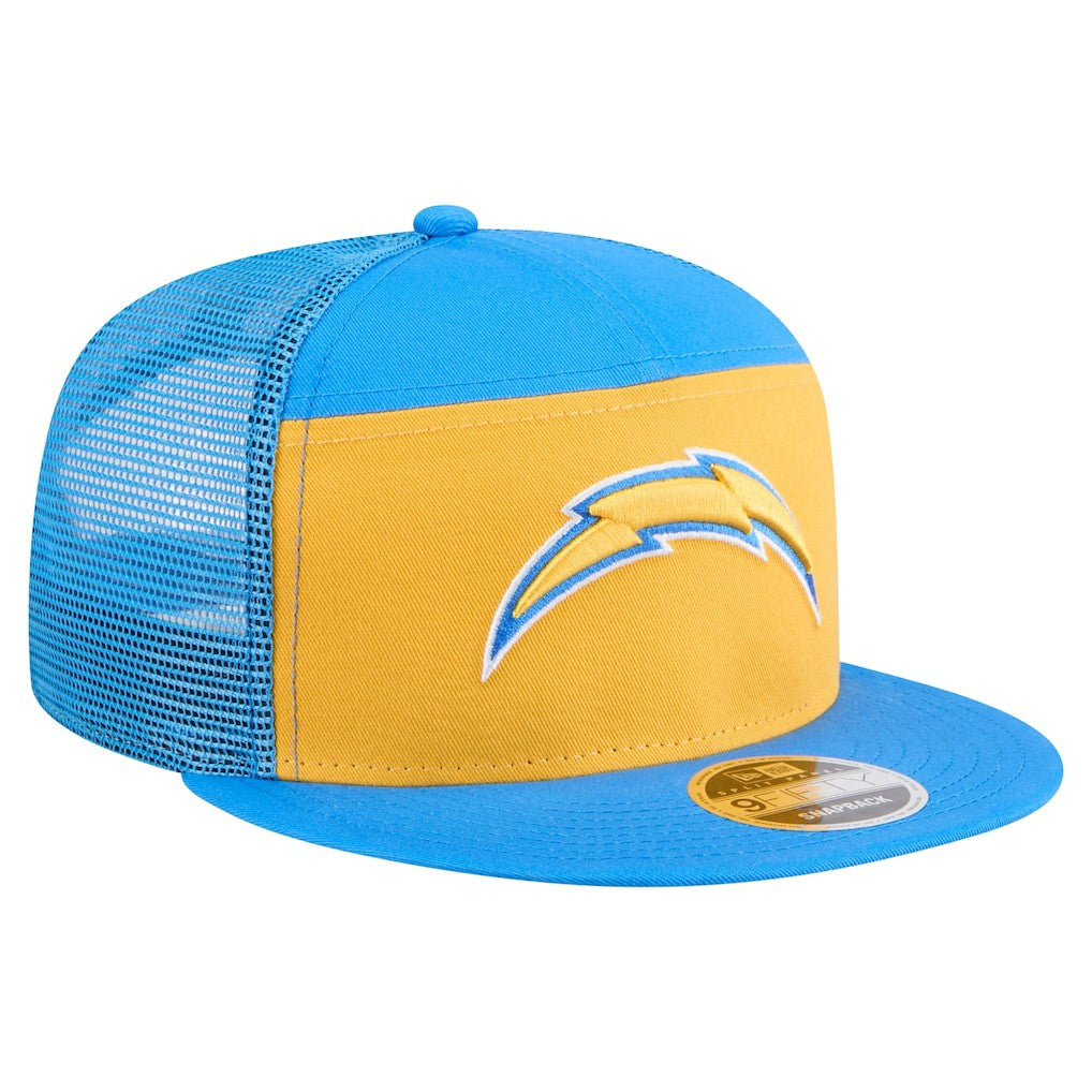 Los Angeles Chargers Outdoor Split Panel 9FIFTY Snapback Hat | NFL Outlet