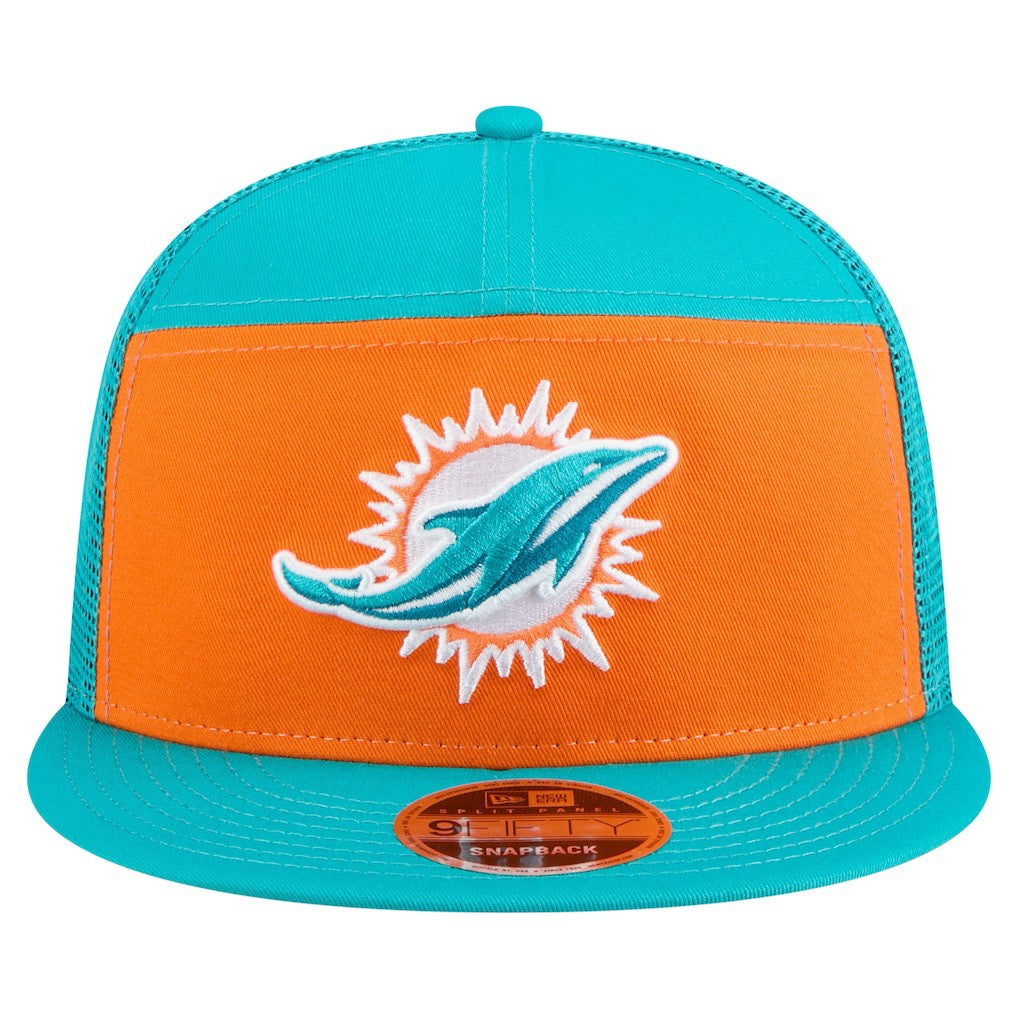 Miami Dolphins Outdoor Split Panel 9FIFTY Snapback Hat | NFL Near me
