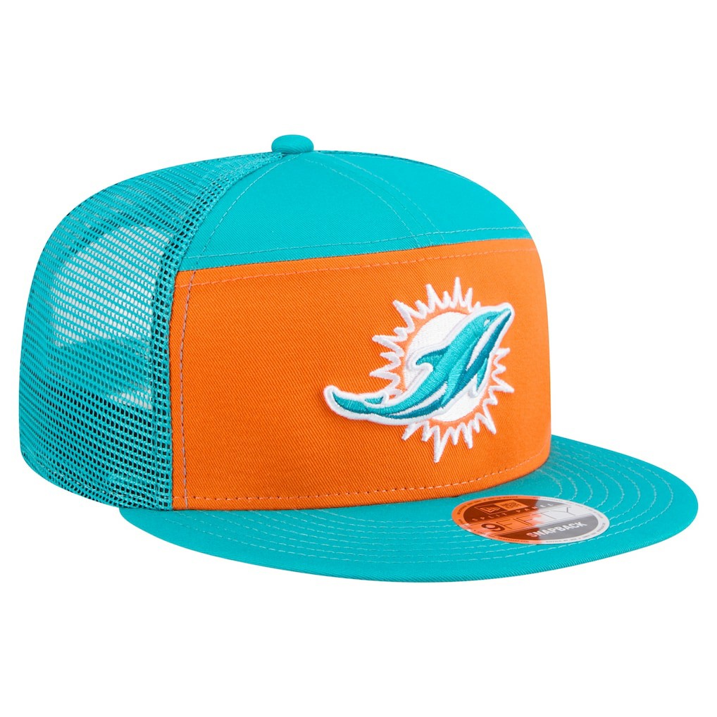 Miami Dolphins Outdoor Split Panel 9FIFTY Snapback Hat | NFL Near me