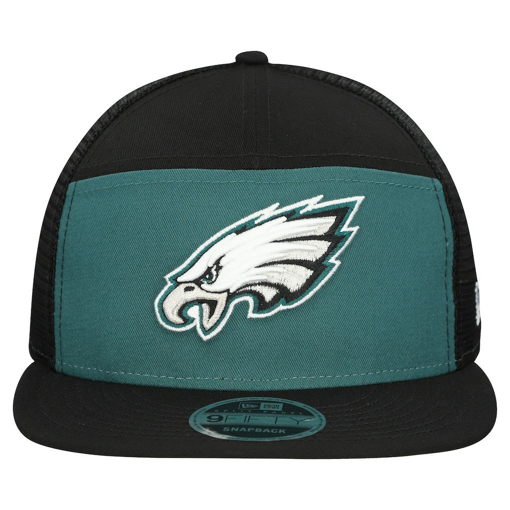 Philadelphia Eagles Outdoor Split Panel 9FIFTY Snapback Hat | NFL Discount