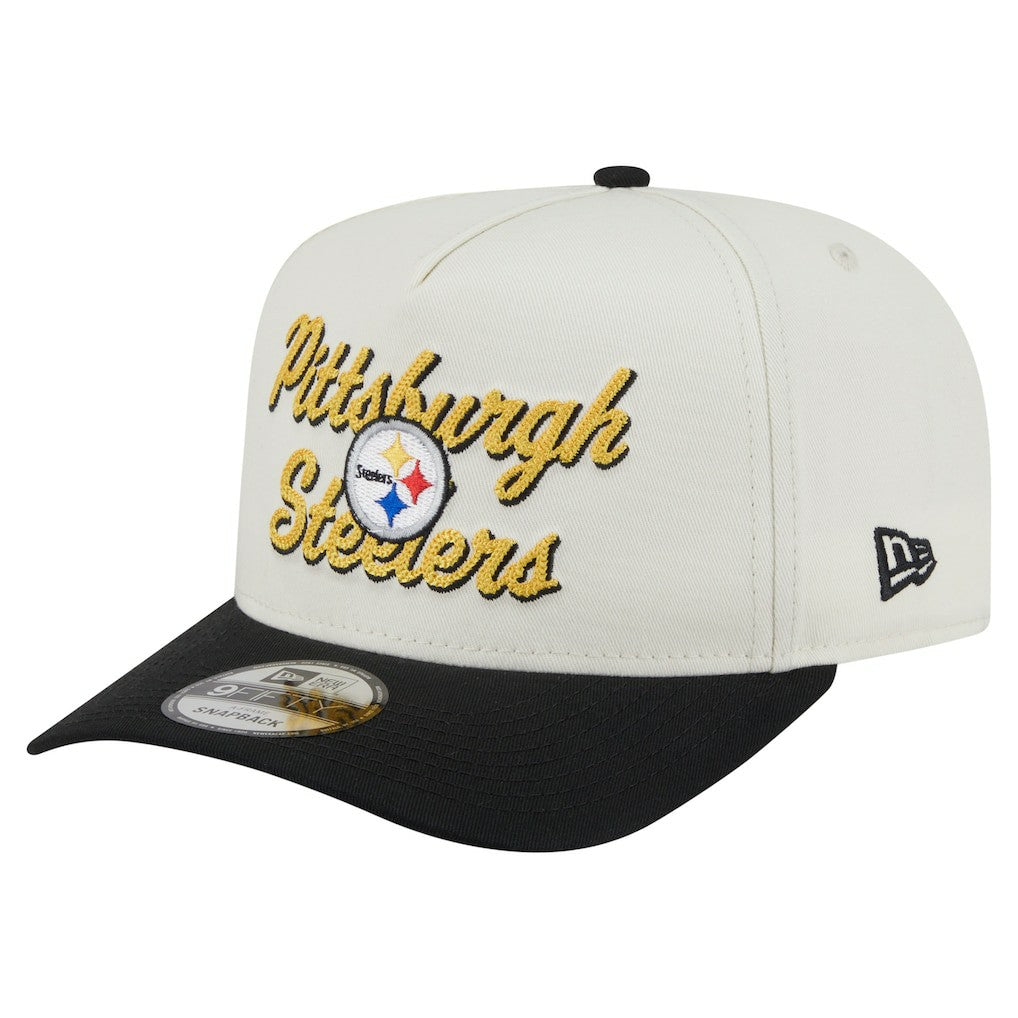 Pittsburgh Steelers Chainstitch A-Frame 9FIFTY Adjustable Hat | NFL On sale