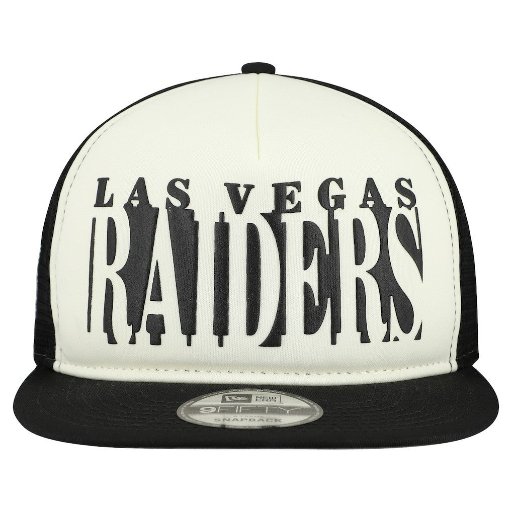 Las Vegas Raiders Cutout A-Frame 9FIFTY Snapback Hat | NFL Discount