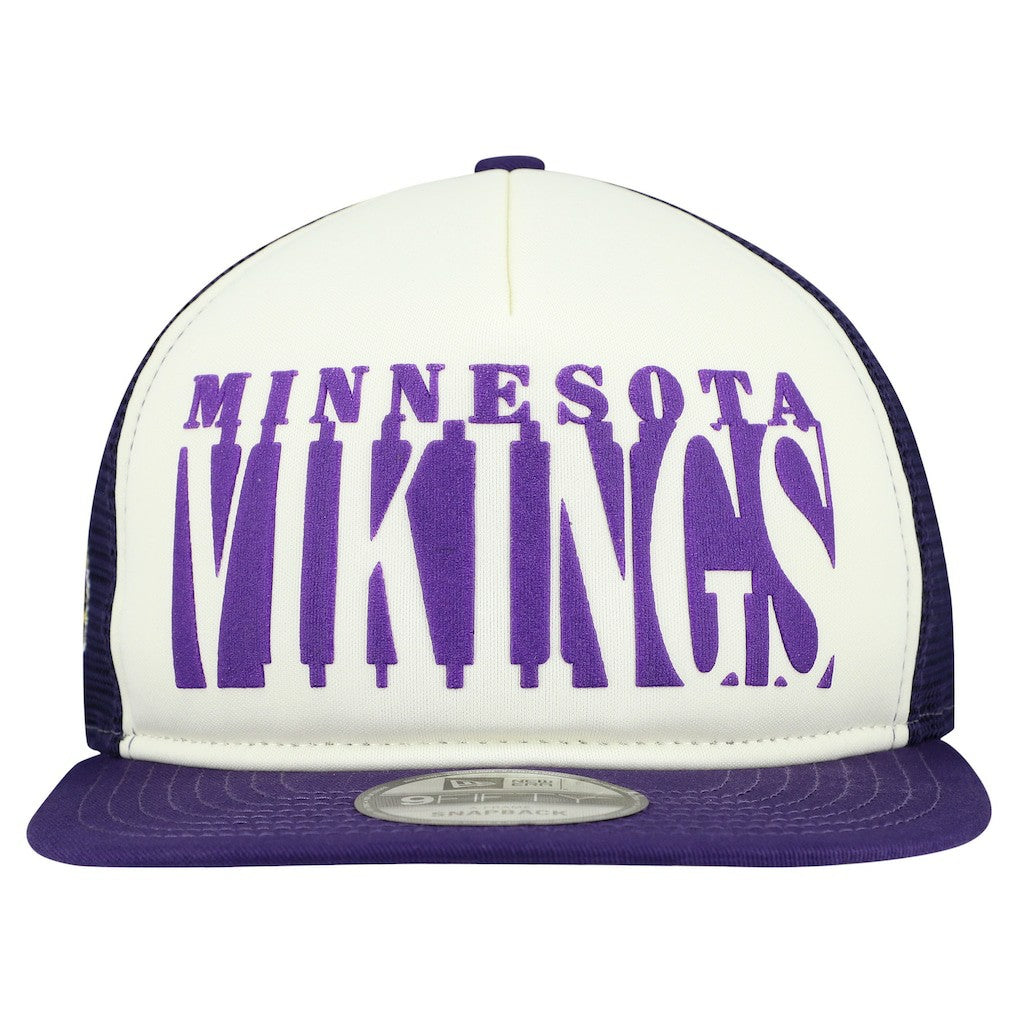 Minnesota Vikings Cutout A-Frame 9FIFTY Snapback Hat | NFL Discount