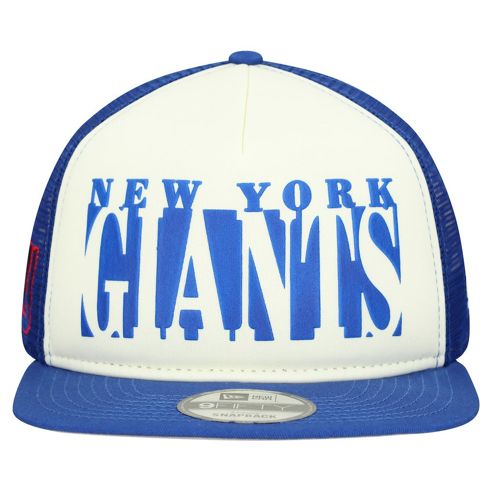 New York Giants Cutout A-Frame 9FIFTY Snapback Hat | NFL Discount