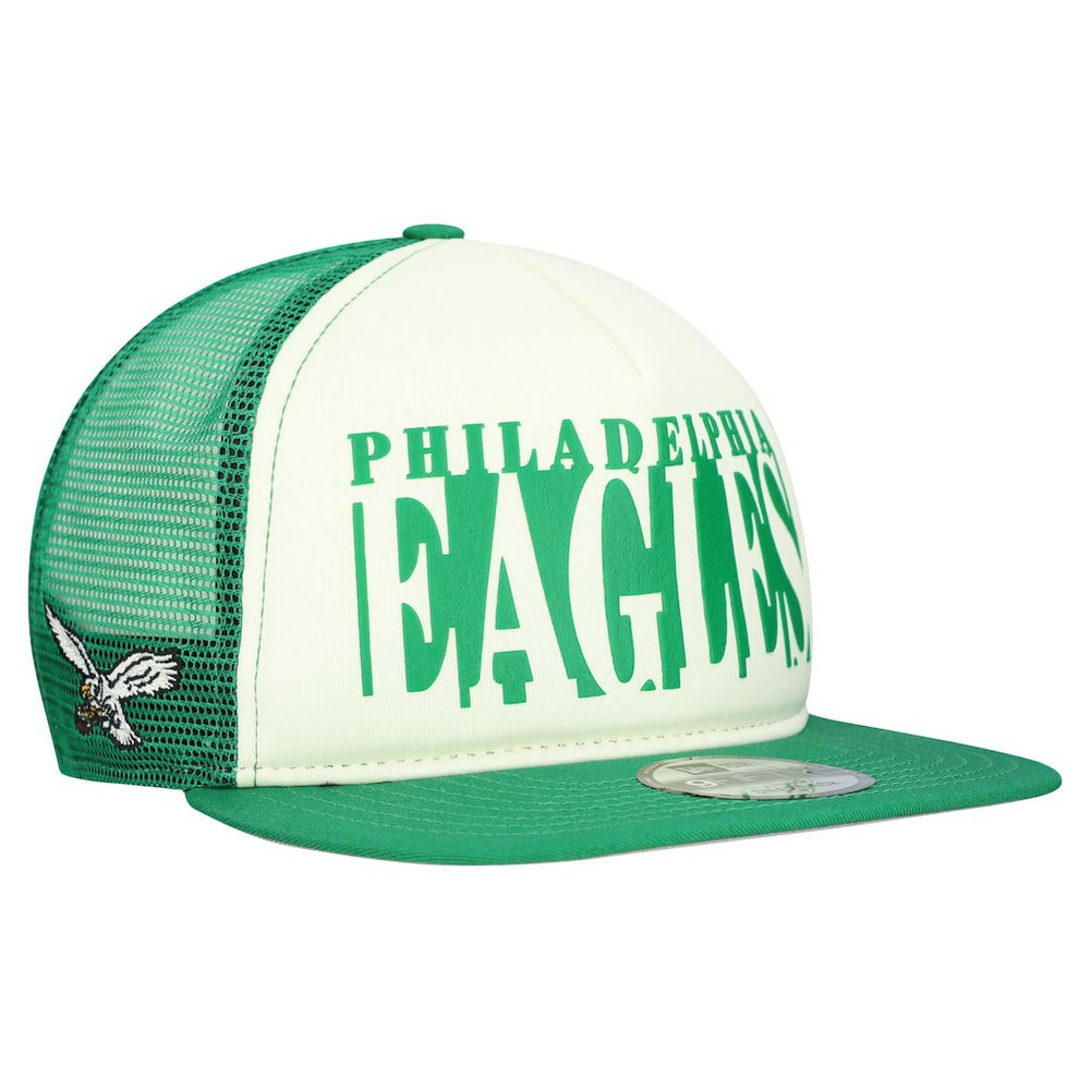 Philadelphia Eagles Throwback Cutout A-Frame 9FIFTY Snapback Hat | NFL Sale