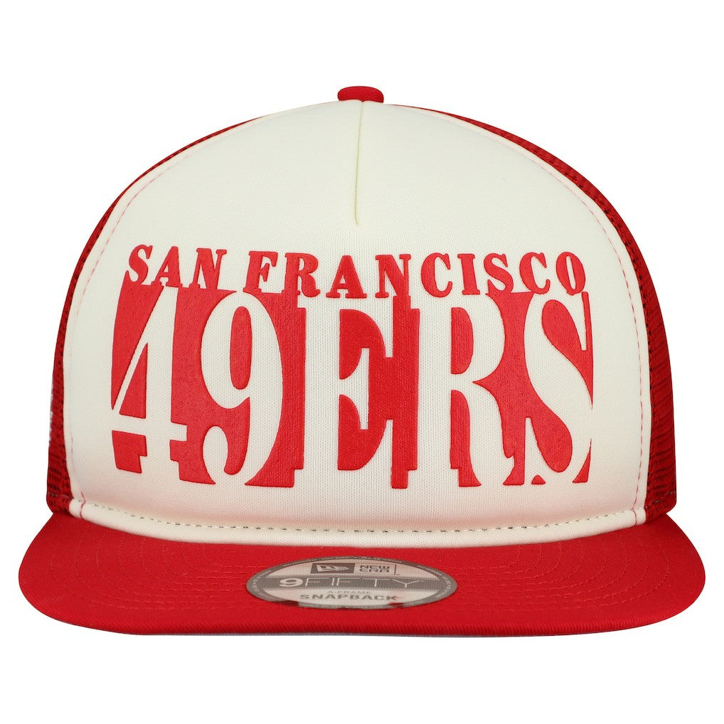 San Francisco 49ers Cutout A-Frame 9FIFTY Snapback Hat | NFL Outlet