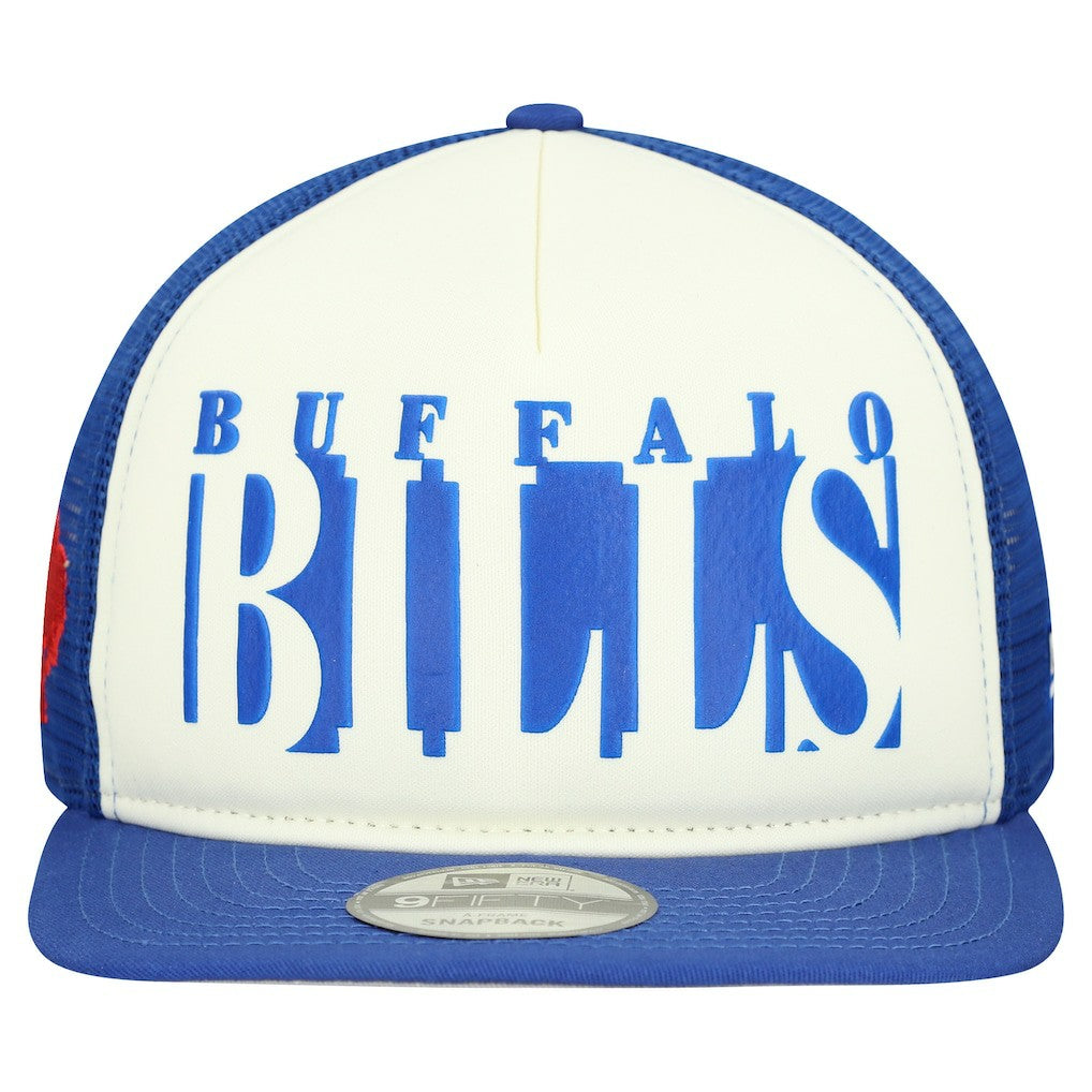Buffalo Bills Throwback Cutout A-Frame 9FIFTY Snapback Hat | NFL Outlet