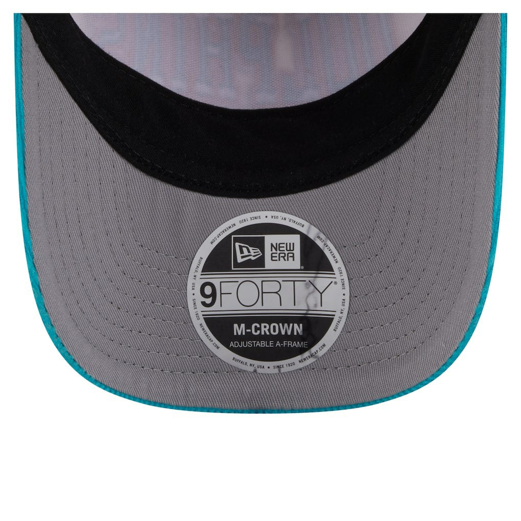 Miami Dolphins Throwback Two-Tone Sided Corduroy 9FORTY A-Frame Adjustable Hat | NFL Outlet