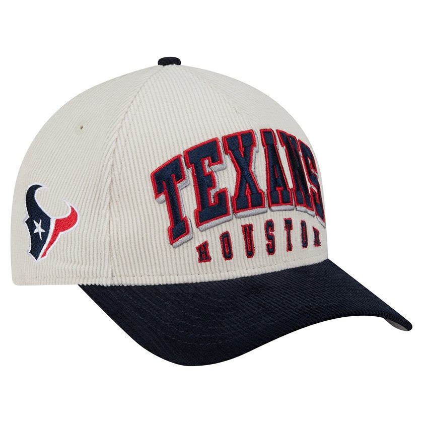 Houston Texans Two-Tone Sided Corduroy 9FORTY A-Frame Adjustable Hat | NFL New