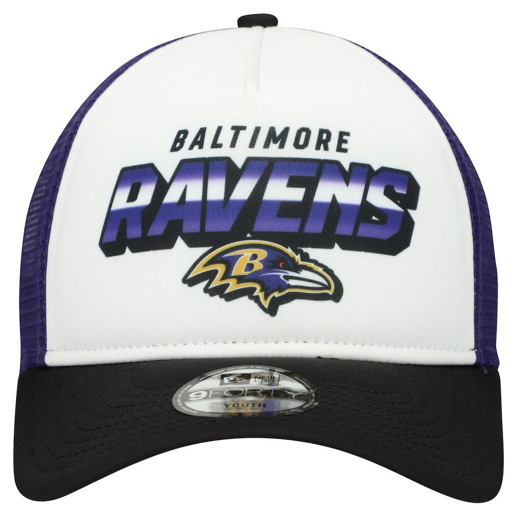 Baltimore Ravens Youth Streak 9FORTY A-Frame Adjustable Hat | NFL Near me