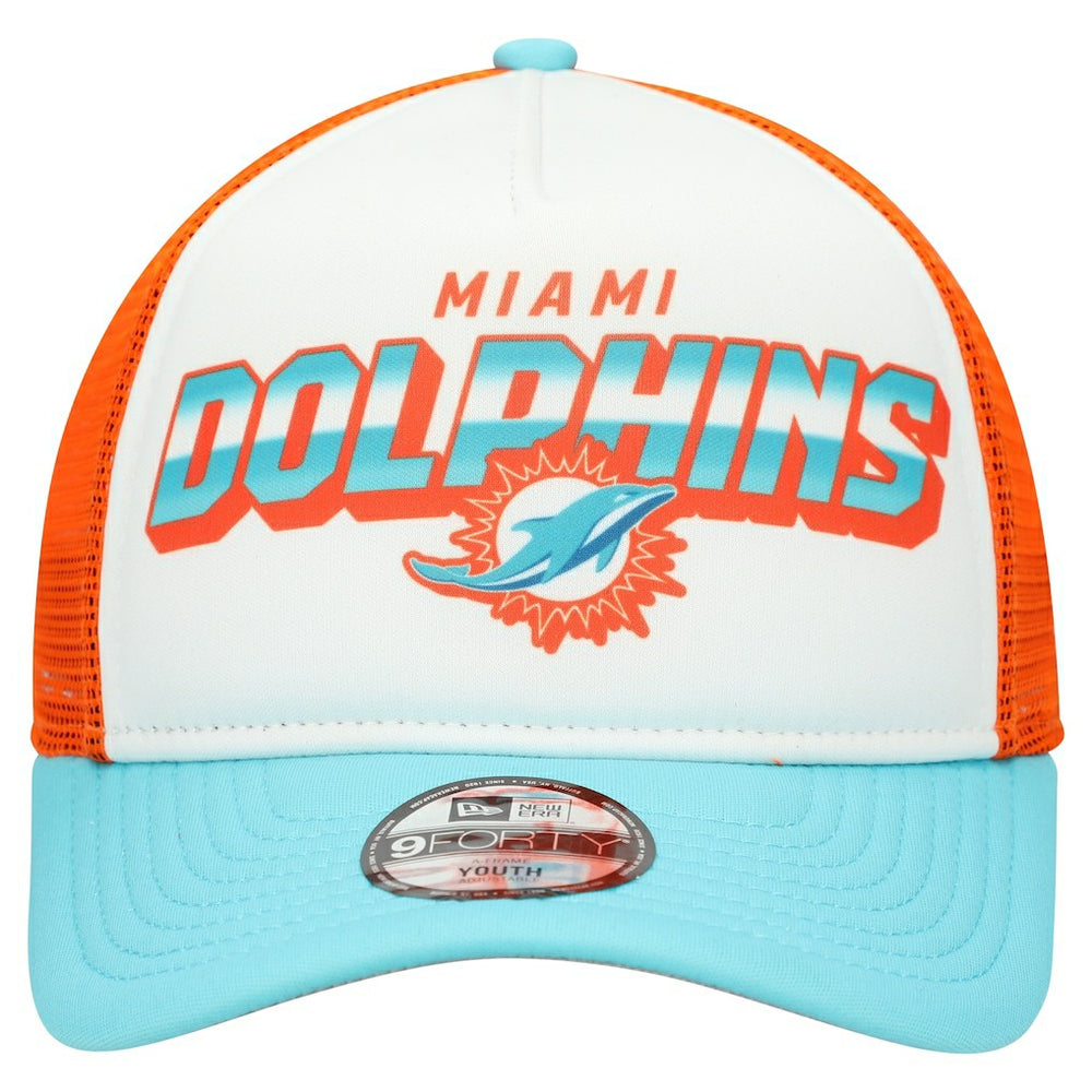Miami Dolphins Youth Streak 9FORTY A-Frame Adjustable Hat | NFL Sale