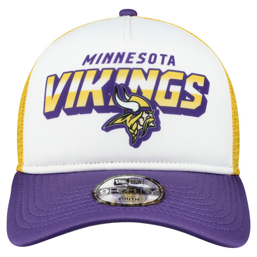 Minnesota Vikings Youth Streak 9FORTY A-Frame Adjustable Hat | NFL Online