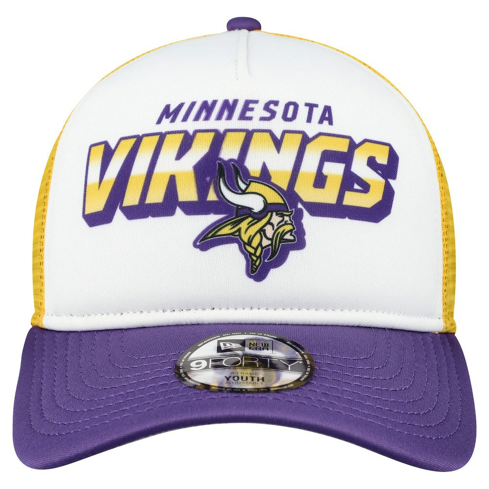 Minnesota Vikings Youth Streak 9FORTY A-Frame Adjustable Hat | NFL Online