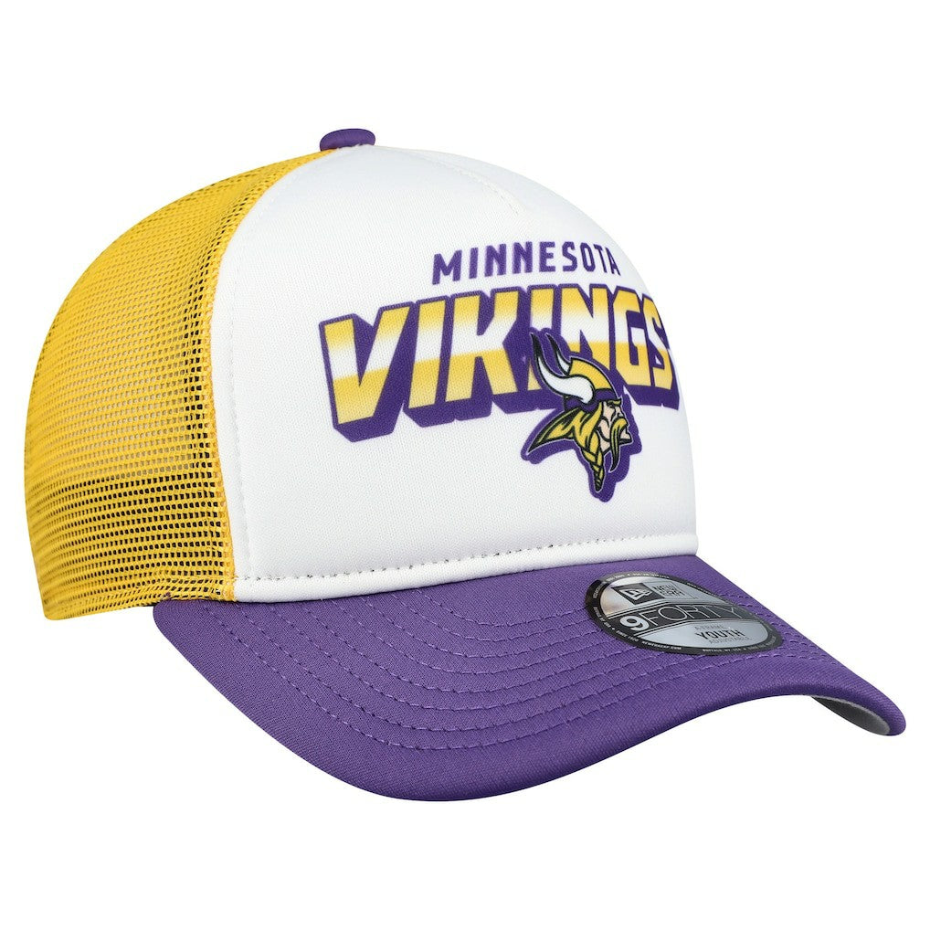 Minnesota Vikings Youth Streak 9FORTY A-Frame Adjustable Hat | NFL Online