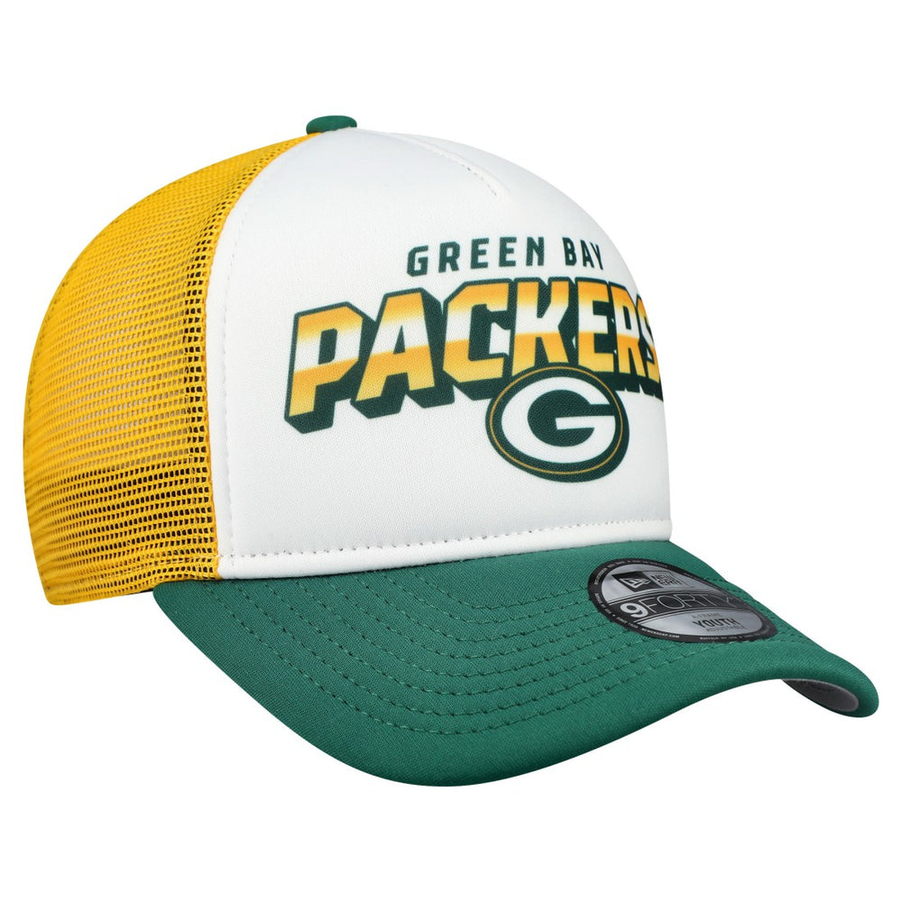 Green Bay Packers Youth Streak 9FORTY A-Frame Adjustable Hat | NFL On sale