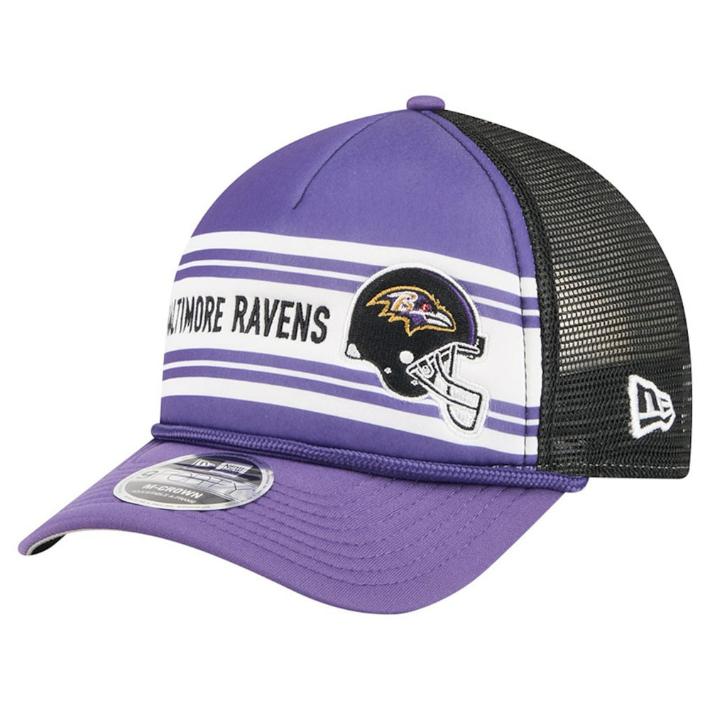 Baltimore Ravens Linear A-Frame 9FORTY Adjustable Hat | NFL US