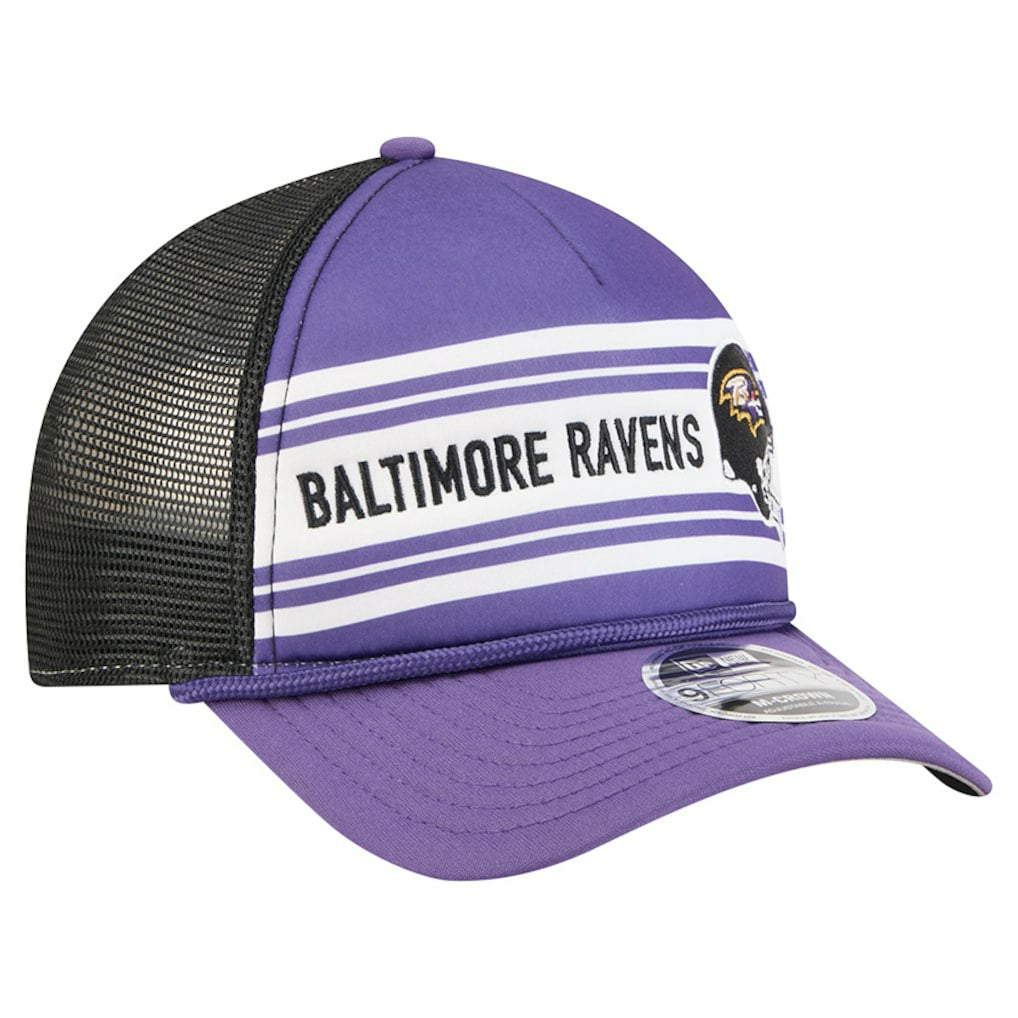 Baltimore Ravens Linear A-Frame 9FORTY Adjustable Hat | NFL US