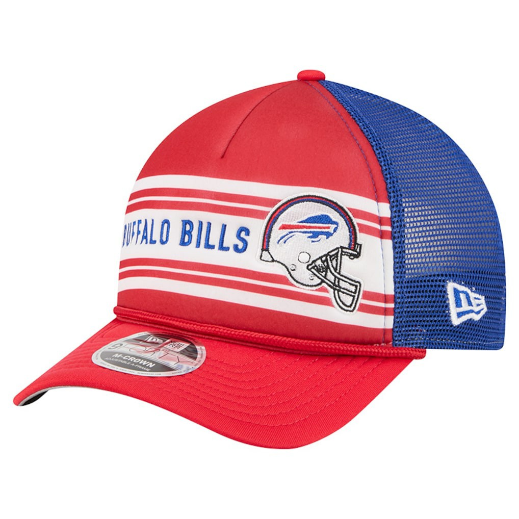 Buffalo Bills Linear A-Frame 9FORTY Adjustable Hat | NFL Hot