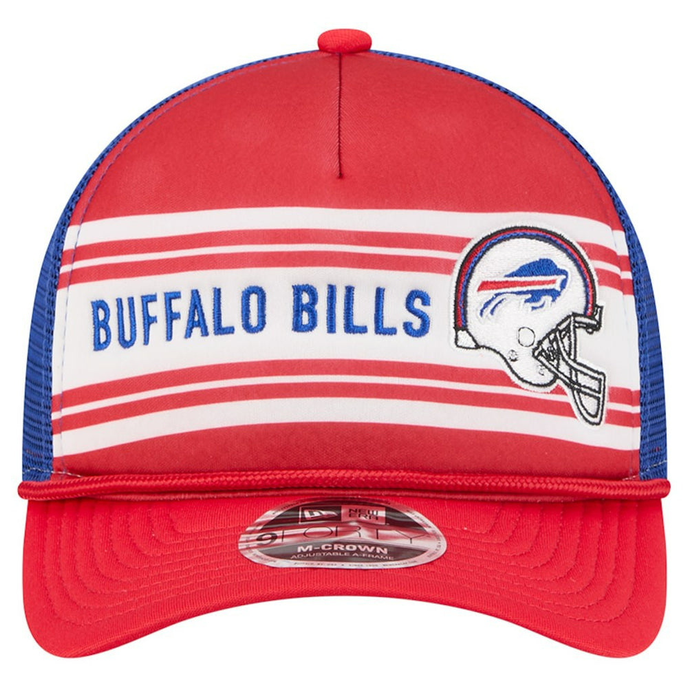 Buffalo Bills Linear A-Frame 9FORTY Adjustable Hat | NFL Hot