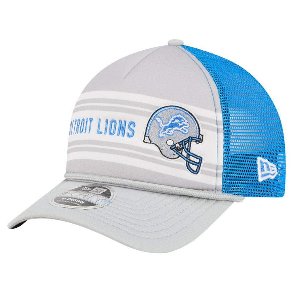 Detroit Lions Linear A-Frame 9FORTY Adjustable Hat | NFL Outlet