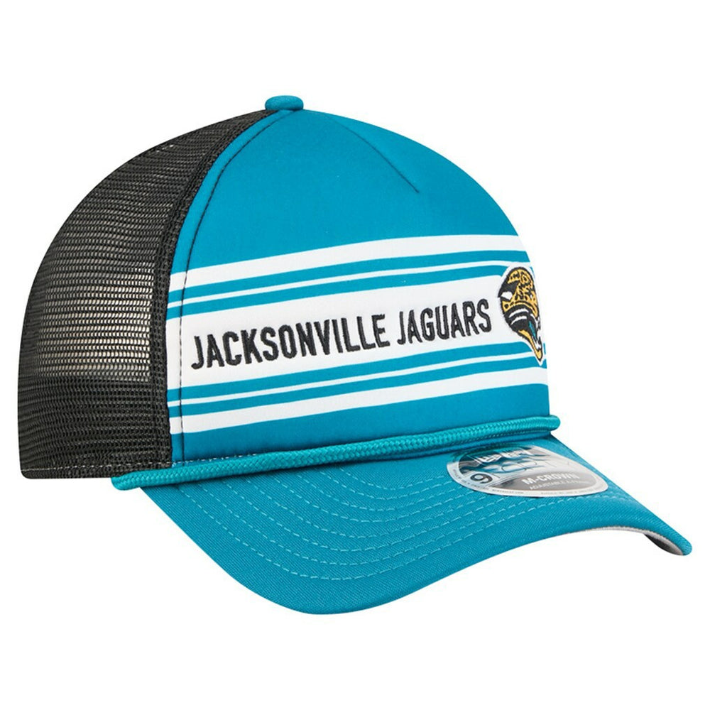 Jacksonville Jaguars Throwback Linear A-Frame 9FORTY Adjustable Hat | NFL Hot