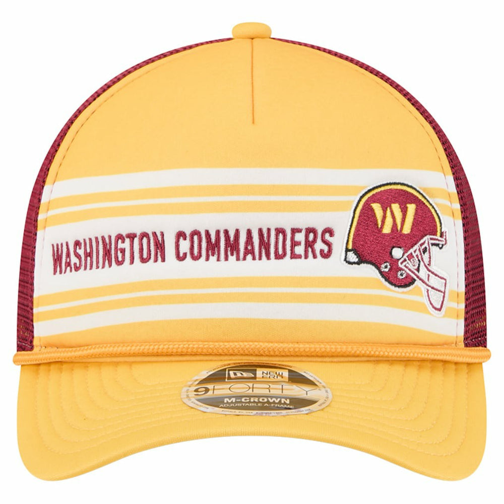 Washington Commanders Linear A-Frame 9FORTY Adjustable Hat | NFL Outlet