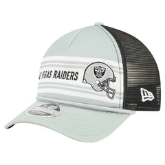 Las Vegas Raiders Linear A-Frame 9FORTY Adjustable Hat | NFL Hot