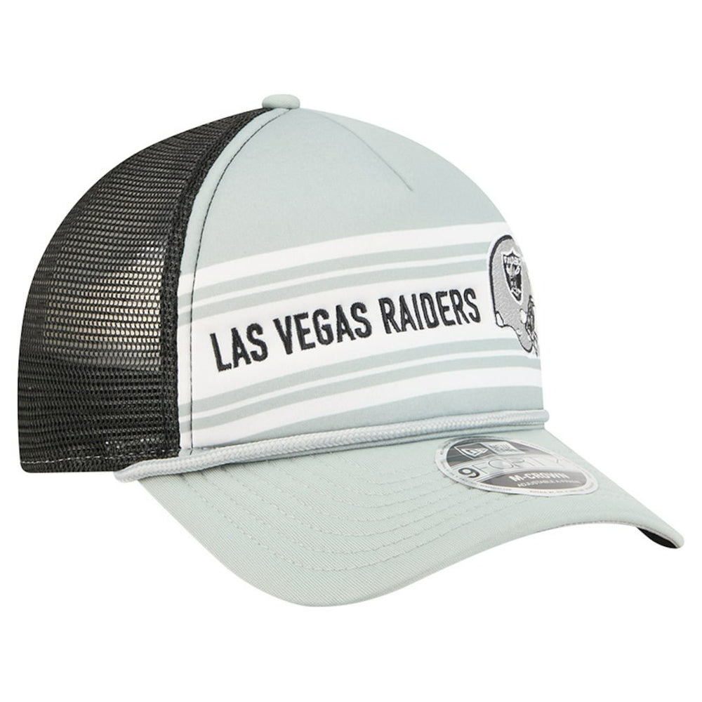 Las Vegas Raiders Linear A-Frame 9FORTY Adjustable Hat | NFL Hot