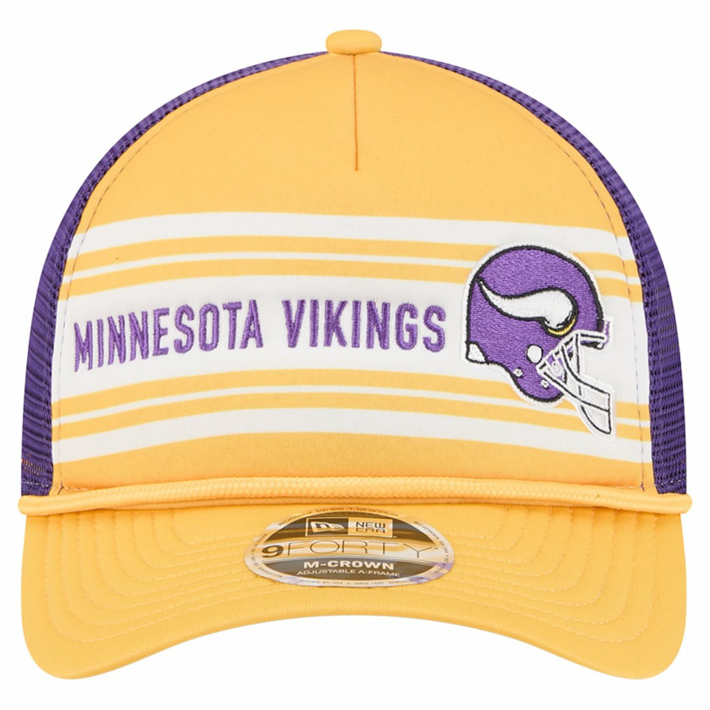 Minnesota Vikings Linear A-Frame 9FORTY Adjustable Hat | NFL US