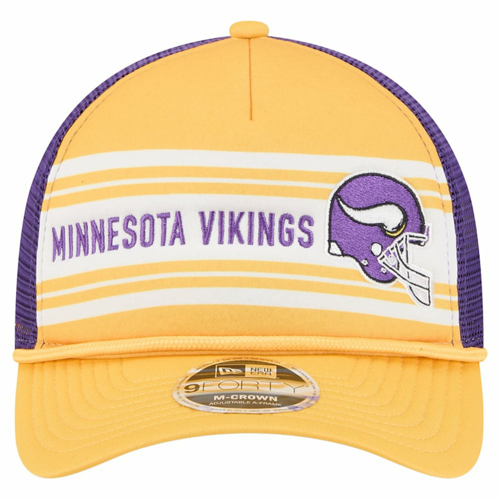 Minnesota Vikings Linear A-Frame 9FORTY Adjustable Hat | NFL US