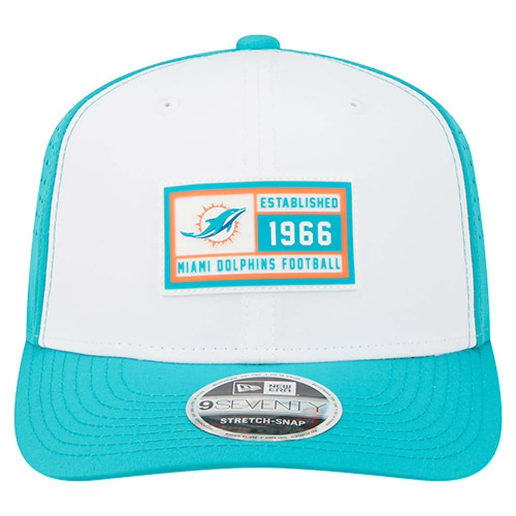 Miami Dolphins Established Patch 9SEVENTY Adjustable Hat | NFL US