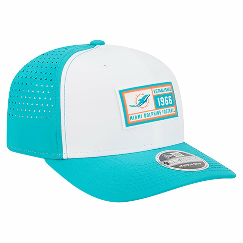 Miami Dolphins Established Patch 9SEVENTY Adjustable Hat | NFL US
