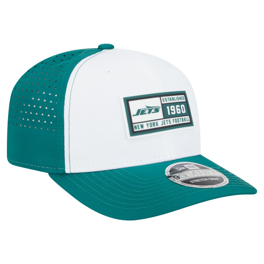 New York Jets Established Patch 9SEVENTY Adjustable Hat | NFL US